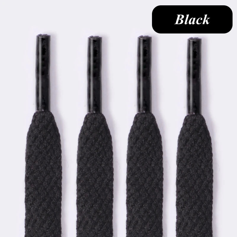 1Pair AF1/AJ Shoelaces for Sneakers Classic Flat Shoe laces White Black Canvas Shoelace NAir Force Rope Sport Shoestrings