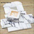 ZerongE jewelry10pc DIY THANK YOU gifts packag Vintage kraft flower Gifts box Packaging For Wedding home party suppiles