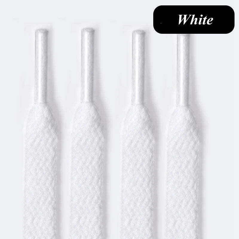 1Pair AF1/AJ Shoelaces for Sneakers Classic Flat Shoe laces White Black Canvas Shoelace NAir Force Rope Sport Shoestrings