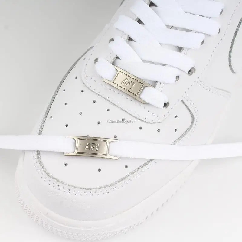 New AF1 Shoelaces Combination White Flat laces and Shoe Decoration Suit Sneaker Shoelace Fashion Air Force One Shoes Accessories