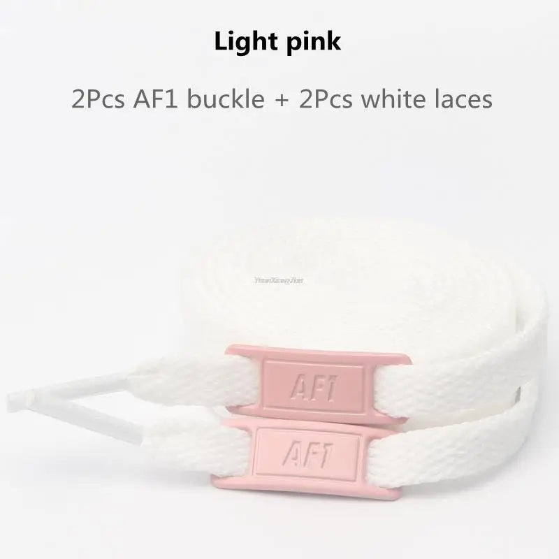 New AF1 Shoelaces Combination White Flat laces and Shoe Decoration Suit Sneaker Shoelace Fashion Air Force One Shoes Accessories