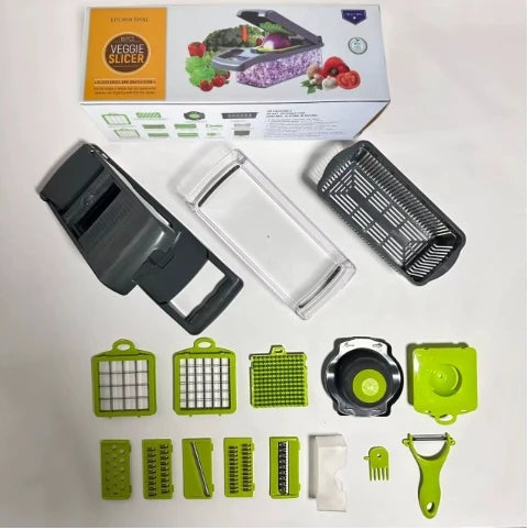 16 In 1 Vegetable Chopper, Professional Onion Chopper, Multifunctional Food Chopper, Kitchen Vegetable Slicer Dicer, Vegetable C