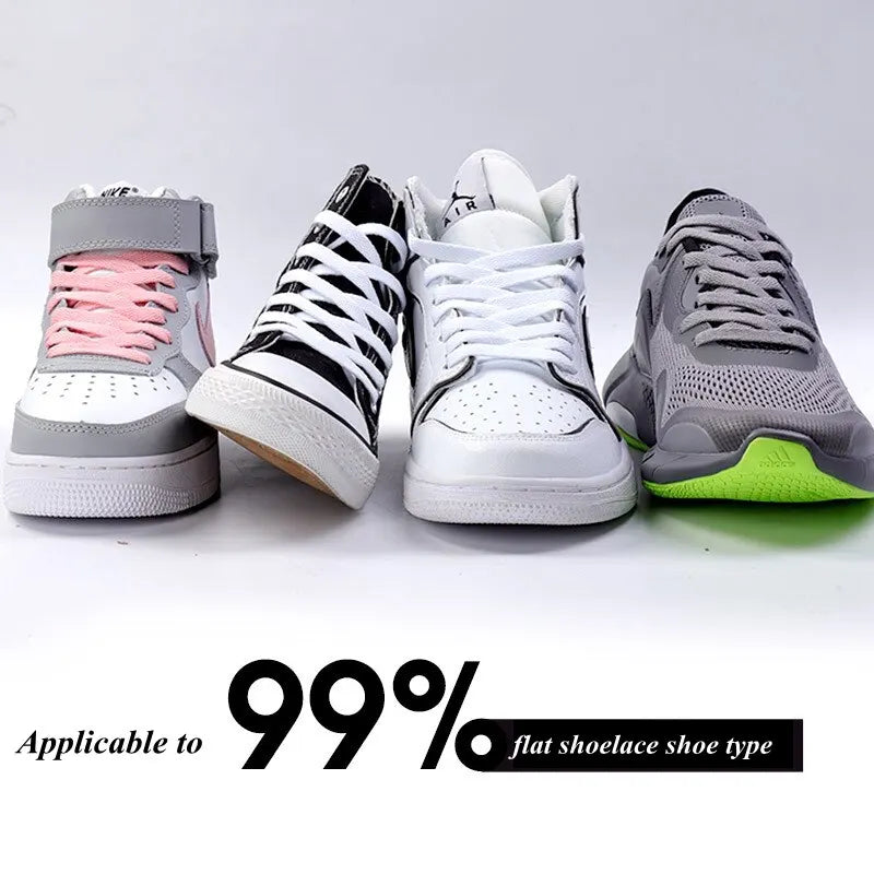 1Pair AF1/AJ Shoelaces for Sneakers Classic Flat Shoe laces White Black Canvas Shoelace NAir Force Rope Sport Shoestrings
