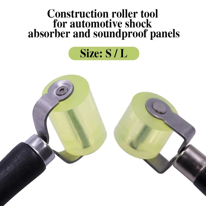 Car Soundproofing Compaction Roller, Auto Sound Deadener Mat Press Wheel for Audio Insulation & Tire Patch Repair
