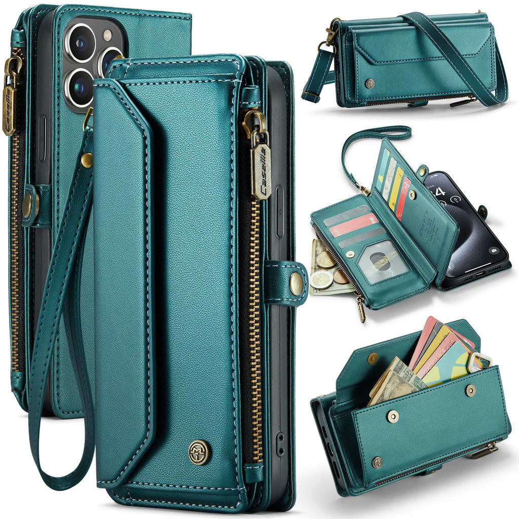 Mobile Phone Case Multifunctional Flip Zipper Wallet Mobile Phone Case Case Iphone  Phone Cases Mobile Phones Card Case