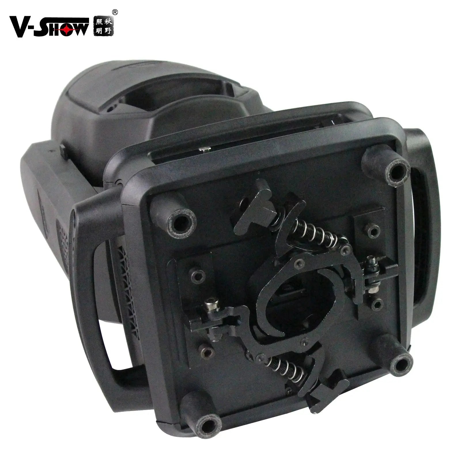 VSHOW 2pcs S712 With Folding Clamp With Flightcase Led Module 450W Beam Spot Wash BSW 3in1 With Zoom CMY CTO Moving Head Light
