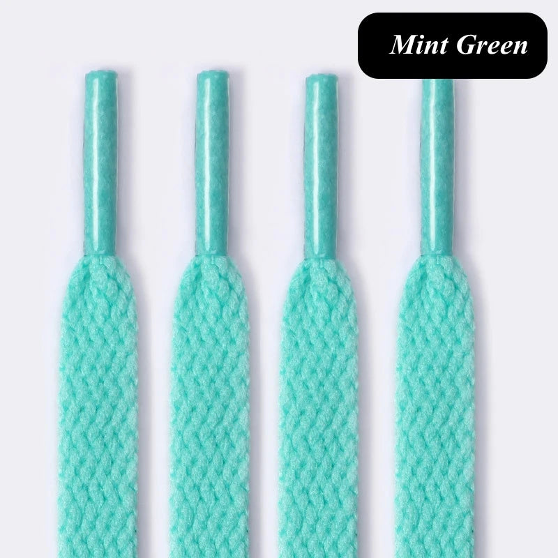 1Pair AF1/AJ Shoelaces for Sneakers Classic Flat Shoe laces White Black Canvas Shoelace NAir Force Rope Sport Shoestrings