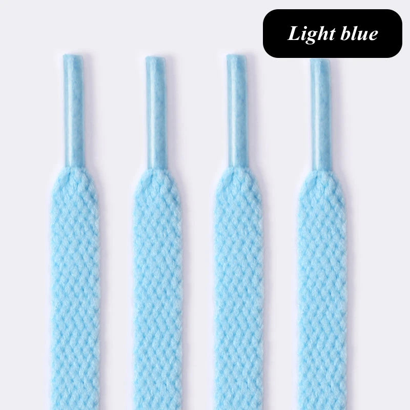 1Pair AF1/AJ Shoelaces for Sneakers Classic Flat Shoe laces White Black Canvas Shoelace NAir Force Rope Sport Shoestrings