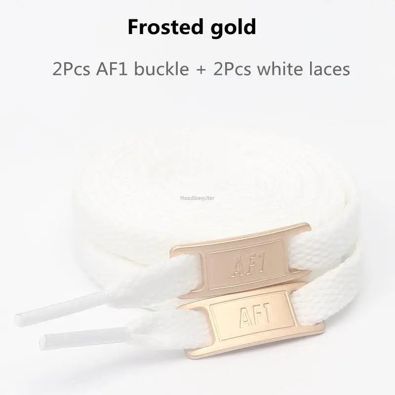 New AF1 Shoelaces Combination White Flat laces and Shoe Decoration Suit Sneaker Shoelace Fashion Air Force One Shoes Accessories